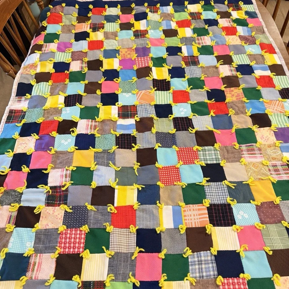 Handmade patchwork quilt